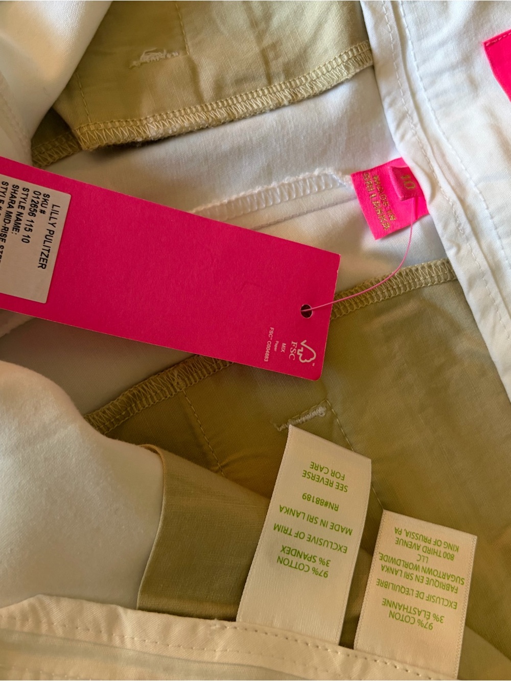 Lilly Pulitzer Bright White Cotton Bermuda Shorts - Picture 3 of 6